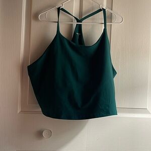 Old navy powersoft Dark Green Strappy Tank Top